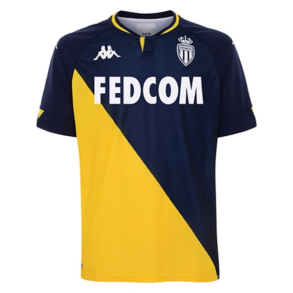 Tailandia Camiseta AS Monaco 2ª Kit 2020 2021 Amarillo